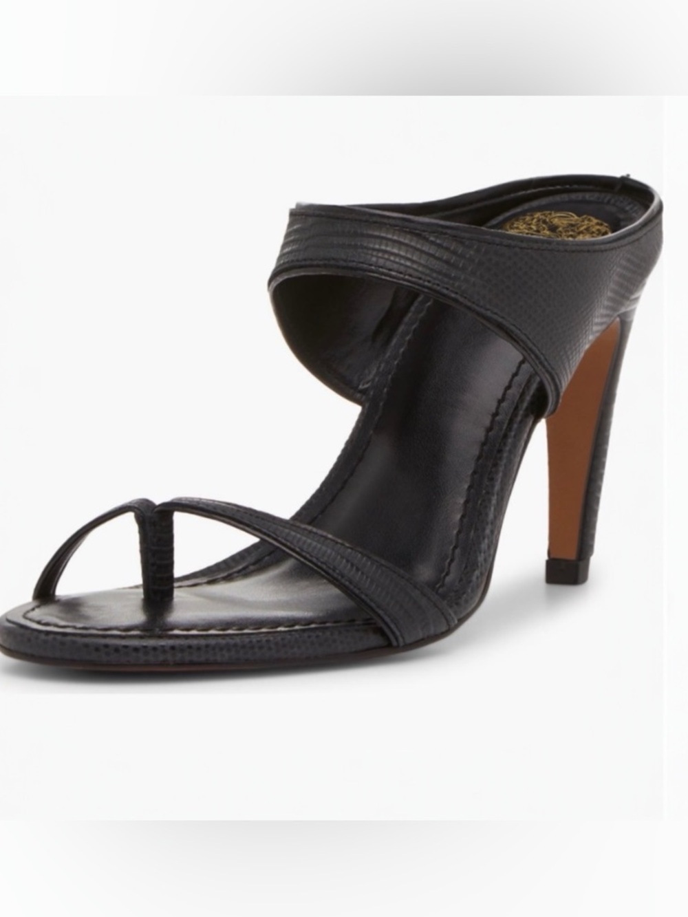 🆕Vince Camuto  Brisa Black Heel Sandals Shoes Size 8 NIB